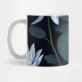 waterlily pattern design Mug